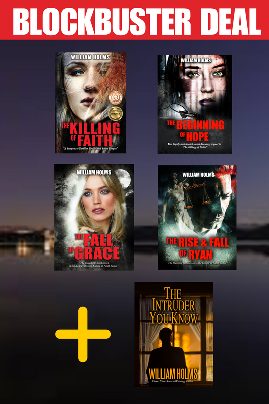 BLOCKBUSTER DEAL - Entire Killing of Faith Series + The Intruder You Know for $19.99