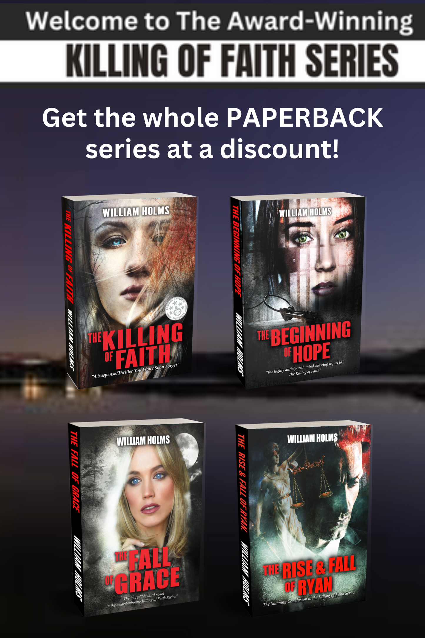 KILLING OF FAITH PAPERBACK BUNDLE